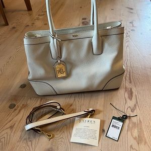 Natural Leather Ralph Lauren Bag